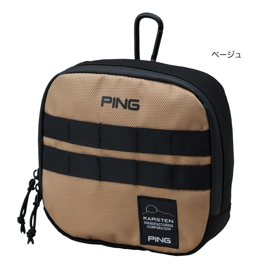 PING ボストンバッグ ベージュ　ゴルフ　新品未使用 PING バッグ ゴルフボストンバッグメンズ/新型ゴルフウェア