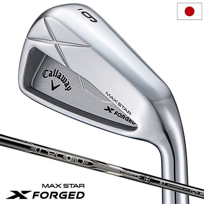 キャロウェイ X FORGED MAX STAR アイアン 5本セット(6-9，PW) メンズ 右用 RECOIL DART 6T for Callaway カーボンシャフト 日本正規品 2025年モデル Callaway