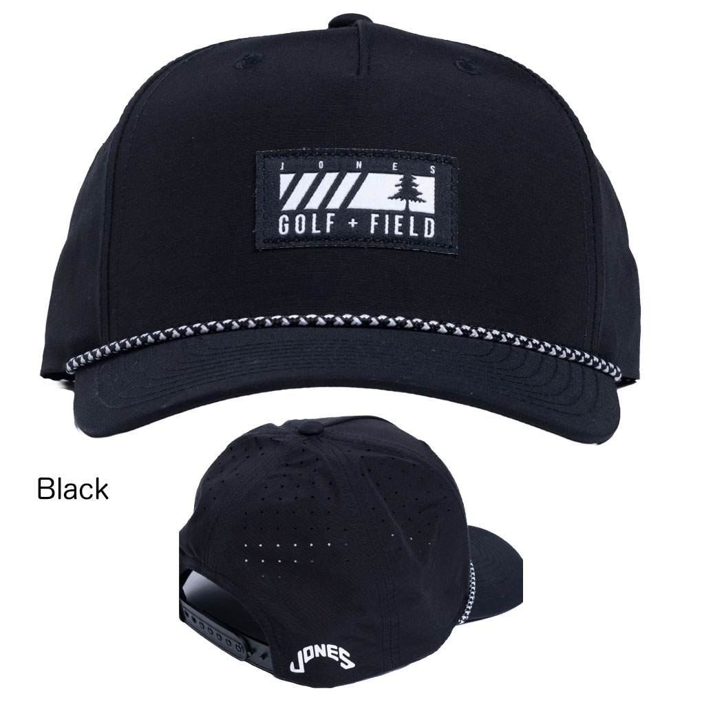 【新品・未使用】Jones Sports ゴルフ キャップ 黒 ジョーンズ(JONES) ゴルフ キャップ バーディースナップバック