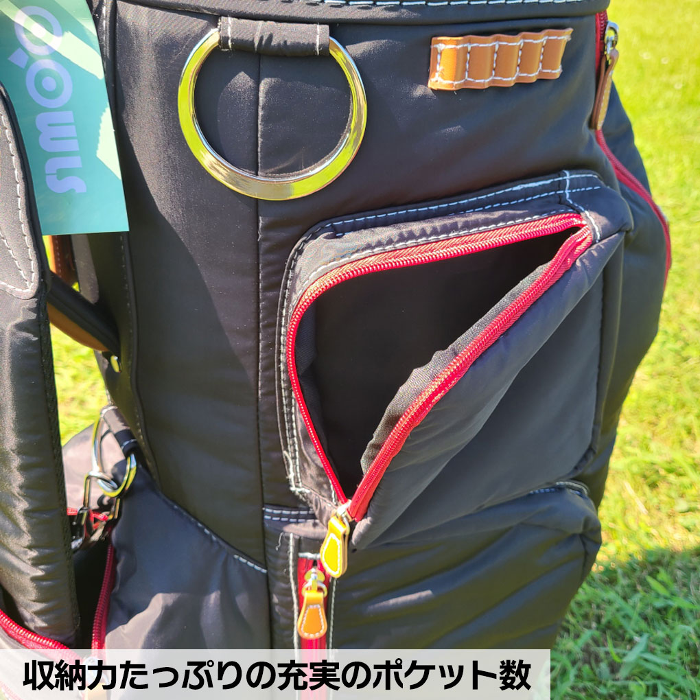 OOWLS キャスター付き キャディバッグ メンズサイズ 9.5型 47