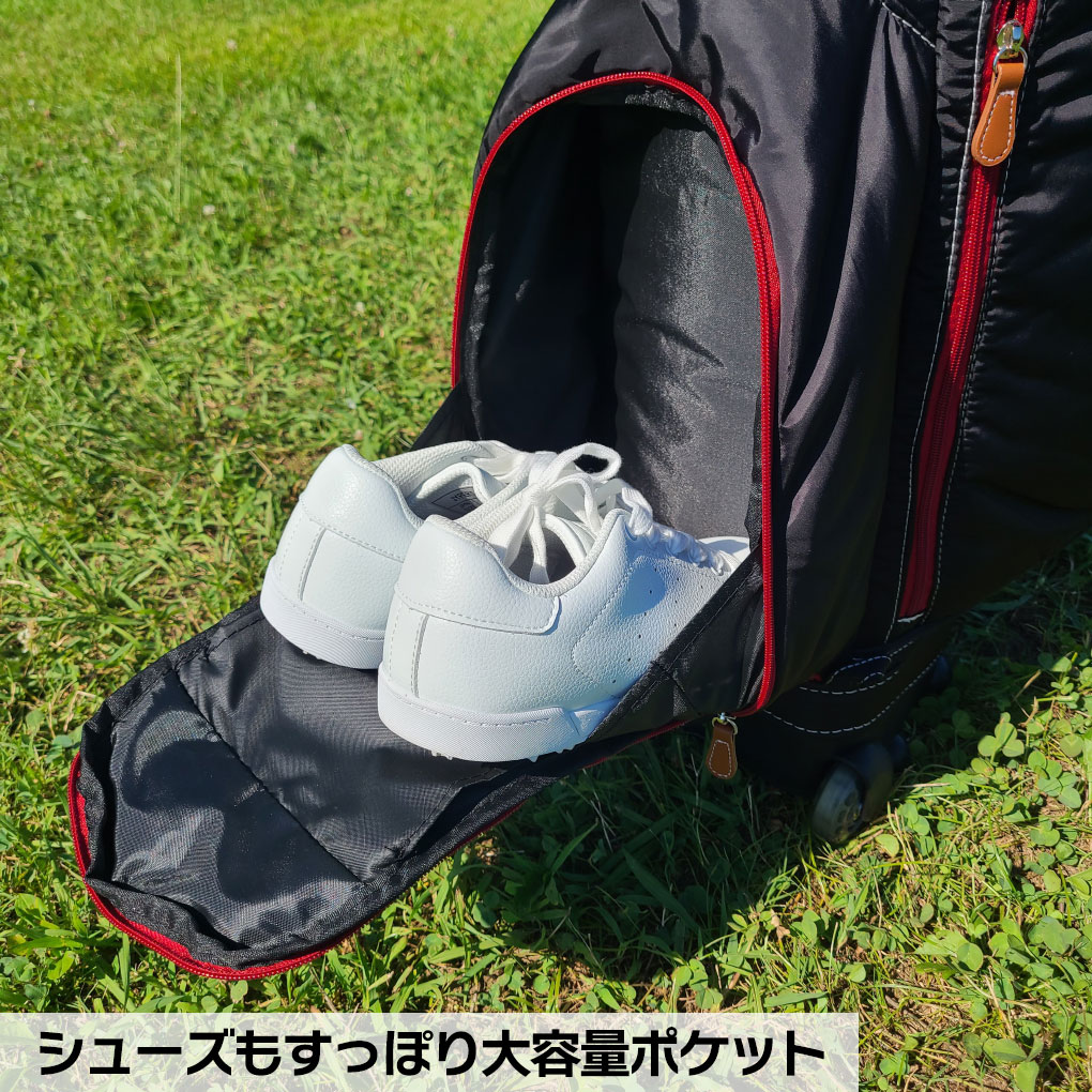 OOWLS キャスター付き キャディバッグ メンズサイズ 9.5型 47