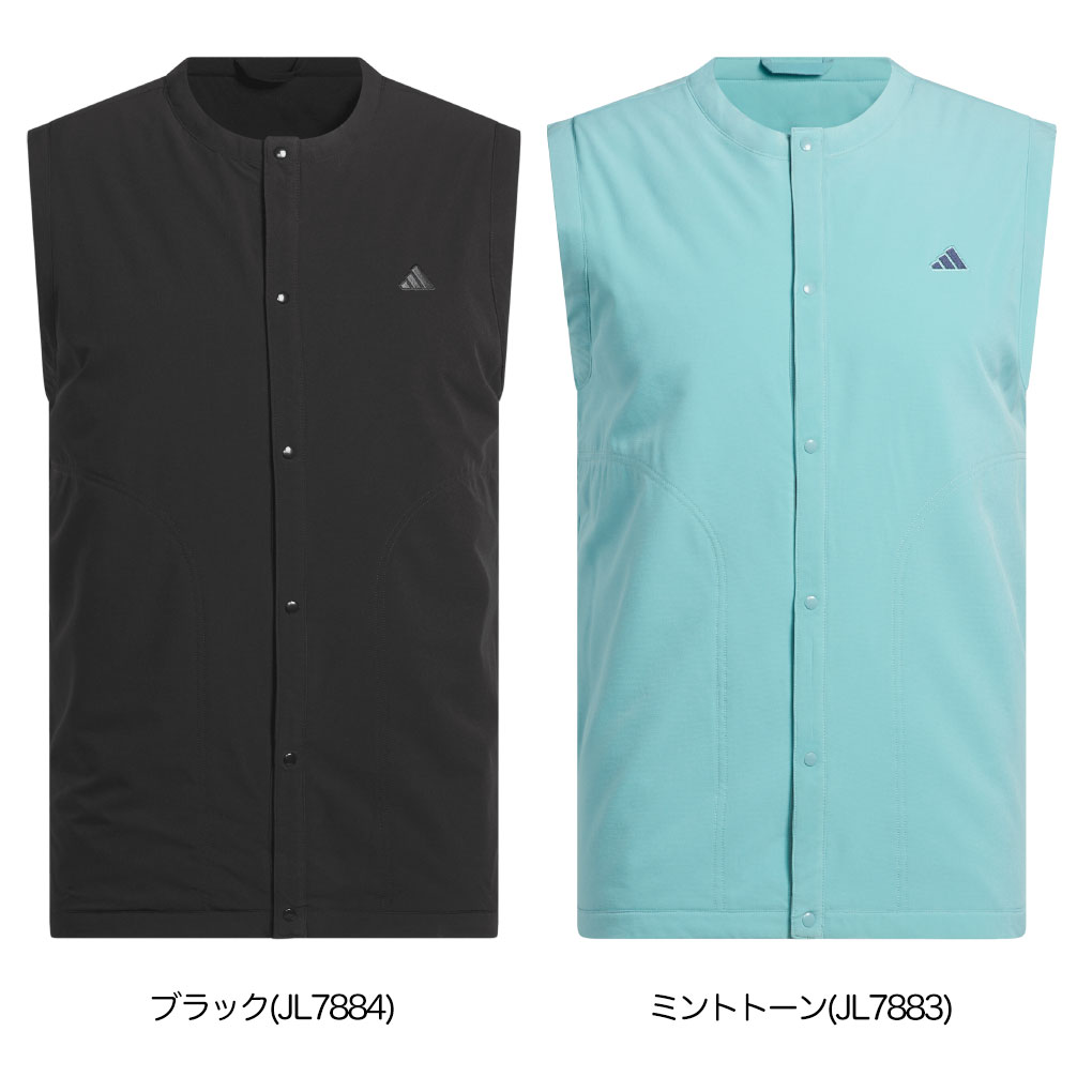 アディダス(adidas)ゴルフウェア ライトパテッドベスト JVU71-JL7883 MGRN(Men’s) adidas（アディダス） ライトパテッドベスト JVU71 メンズ ゴルフ