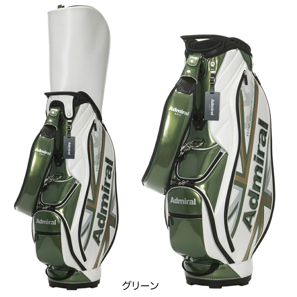 希少　ポルシェ　エナメルキャディバッグ　カート式　5分割　3点式ショルダーベルト 未使用】希少 ポルシェ エナメルキャディバッグ 5分割 3点式ショルダー