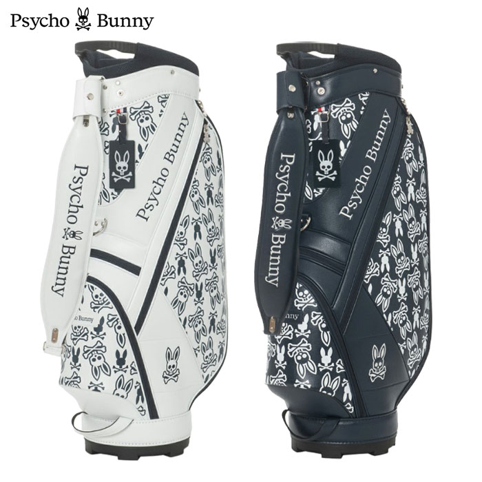 サイコバニー(Psycho Bunny)キャディバッグ カートキャディバッグ MONOGRAM PBMG5FC5-NVY(Me… Psycho Bunny（サイコバニー） カートキャディバッグ MONOGRAM 9.0型