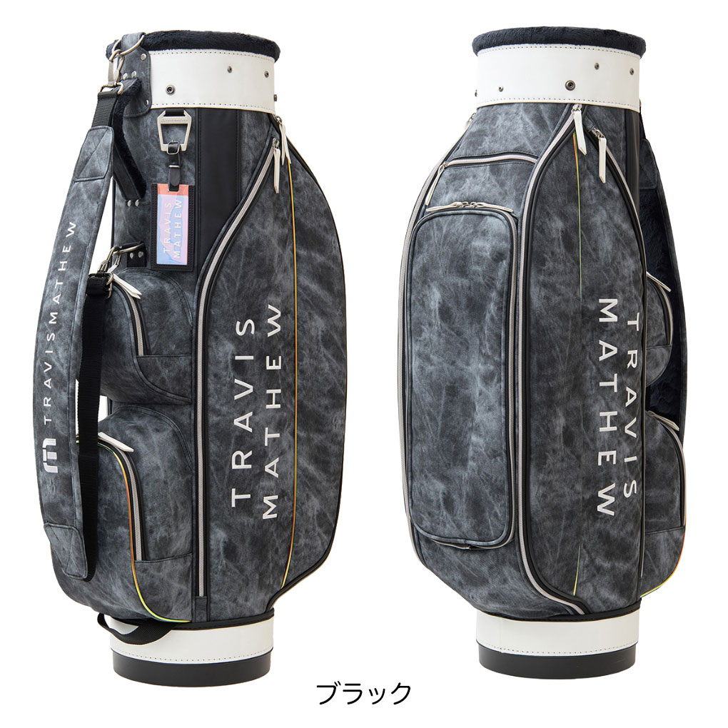 米*吾様 travisMathew キャディバッグ サンデーバック トラヴィスマシュー キャディバッグ MOTIF 9.0型 47インチ対応 カート