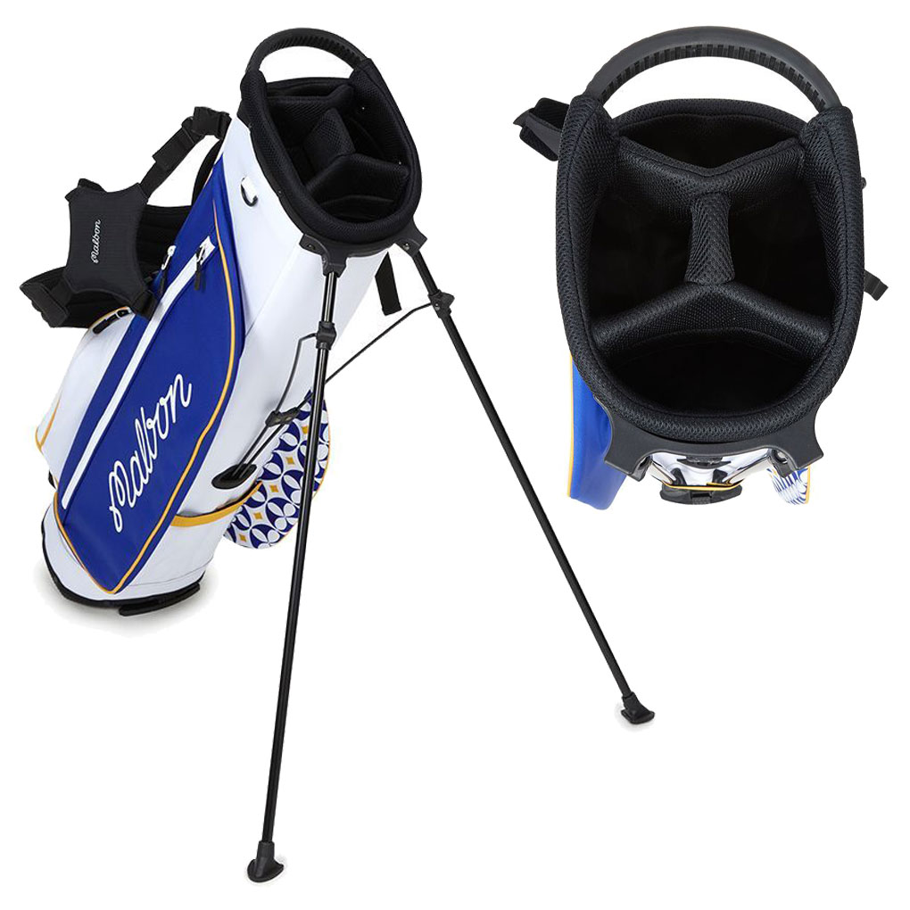 Malbon Golf マルボンキャディバッグ ゴルフバッグ ネイビー Amazon | マルボンゴルフ malbon キャディバッグ スタンド型