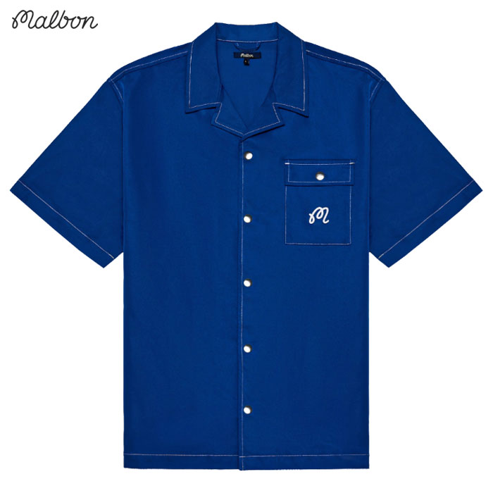 �}���{�� Malbon Golf �����V���c MENTON NYLON CAMP COLLAR SHIRT M-9135 �����Y �S���t�E�F�A 2025�H�~���f�� ���K�i