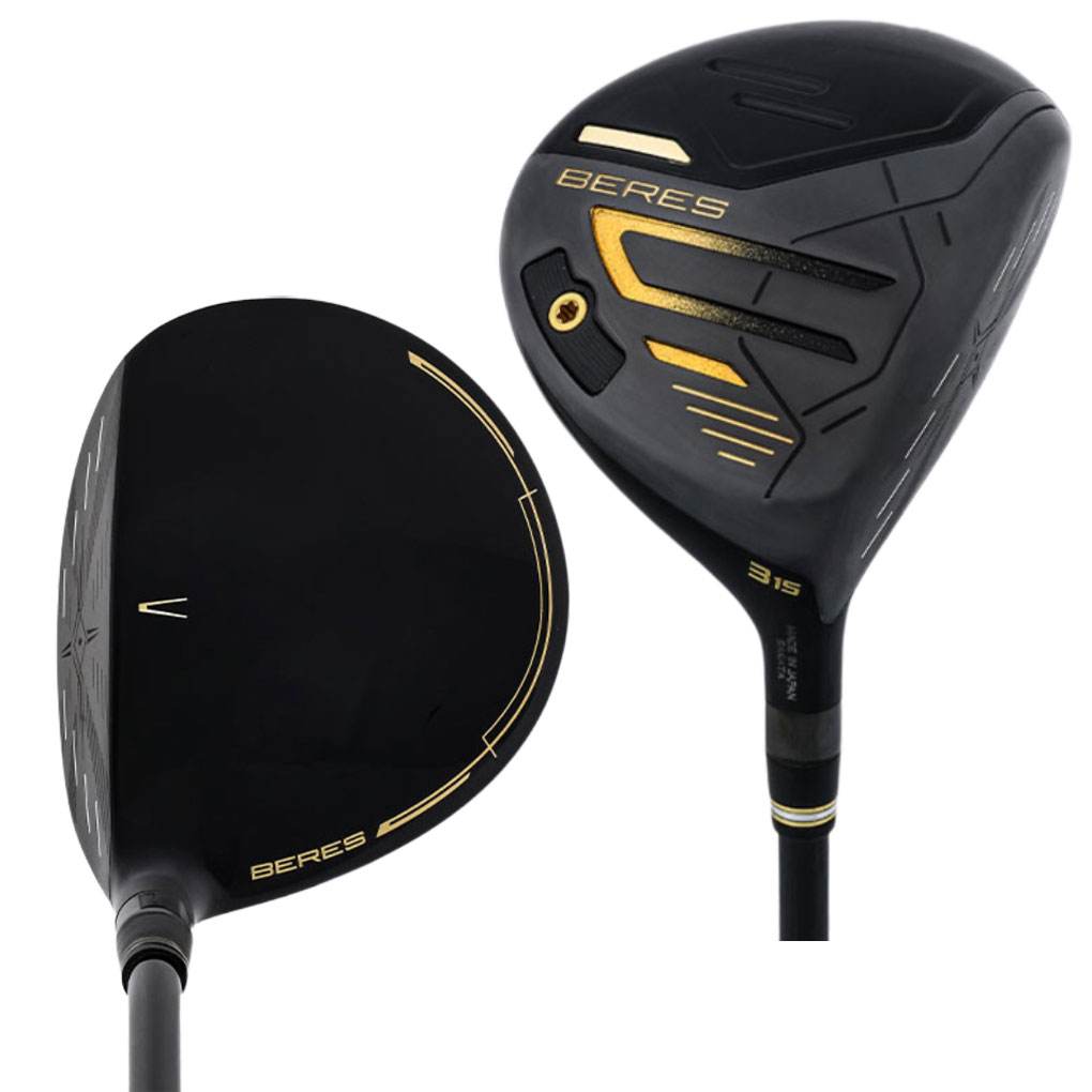 本間ゴルフ BERES 09 BLACK FAIRWAY WOOD フェアウェイウッド メンズ ベレス 右用 ARMRQ FX LIGHT カーボンシャフト HONMA ゴルフクラブ 日本正規品の画像