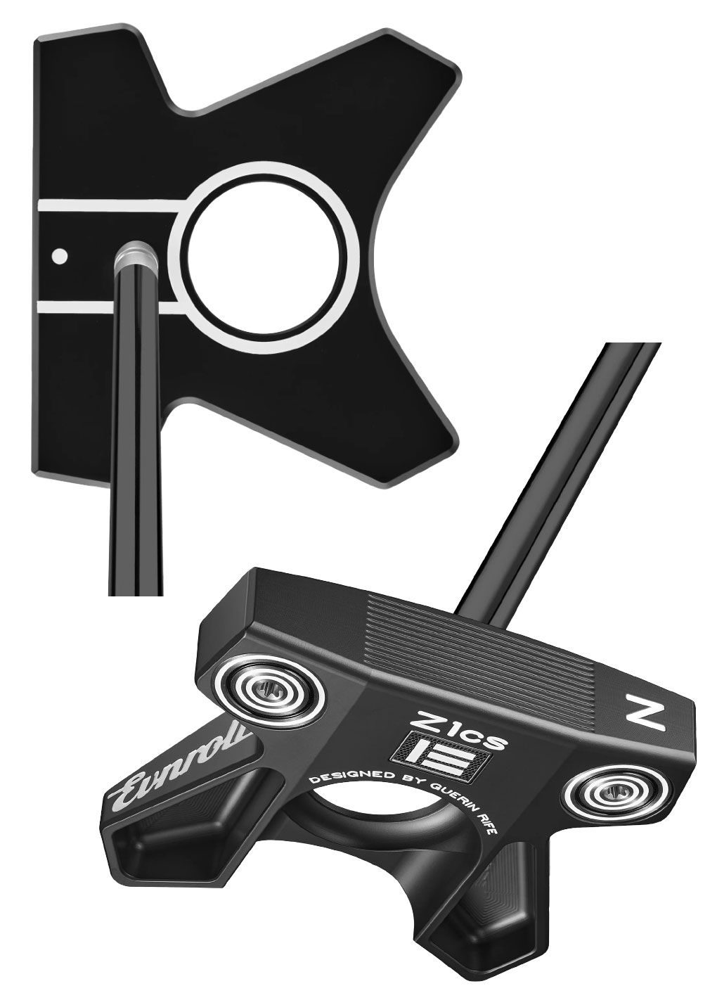 イーブンロール ZERO Z1cs - Black パター メンズ 右用 33,34,35インチ