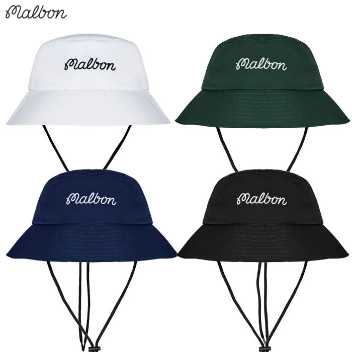 マルボンゴルフ バケットハット Malbon Golf MALBON BUCKET HAT M-9426 Malbon Golf ハット M-9426 MALBON BUCKET HAT メンズ ゴルフキャップ