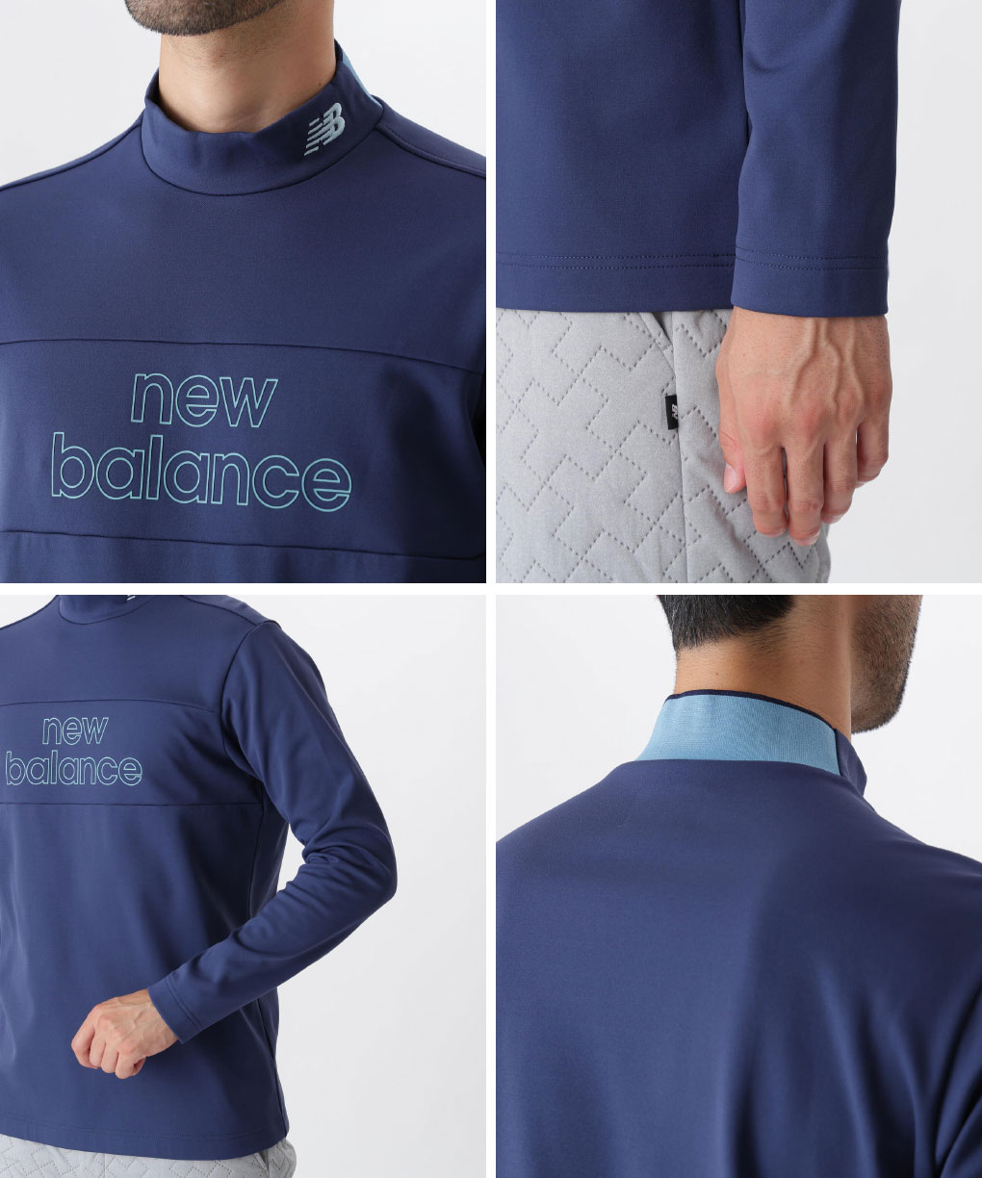 New Balance（ニューバランス） 光吸収発熱 長袖 モックネック プル