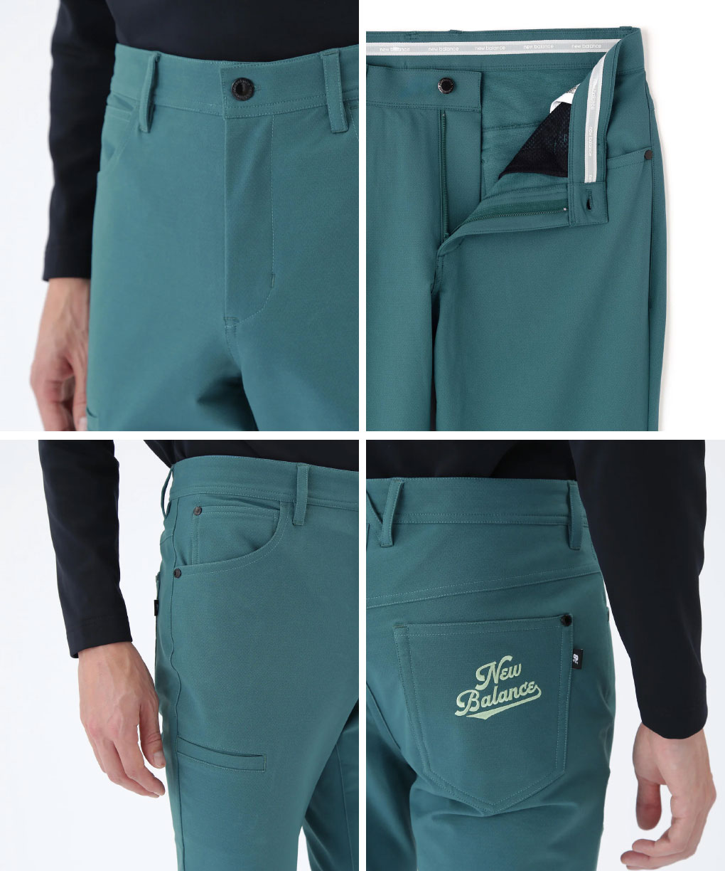 New Balance（ニューバランス） 裏起毛 テーパード ロングパンツ 012