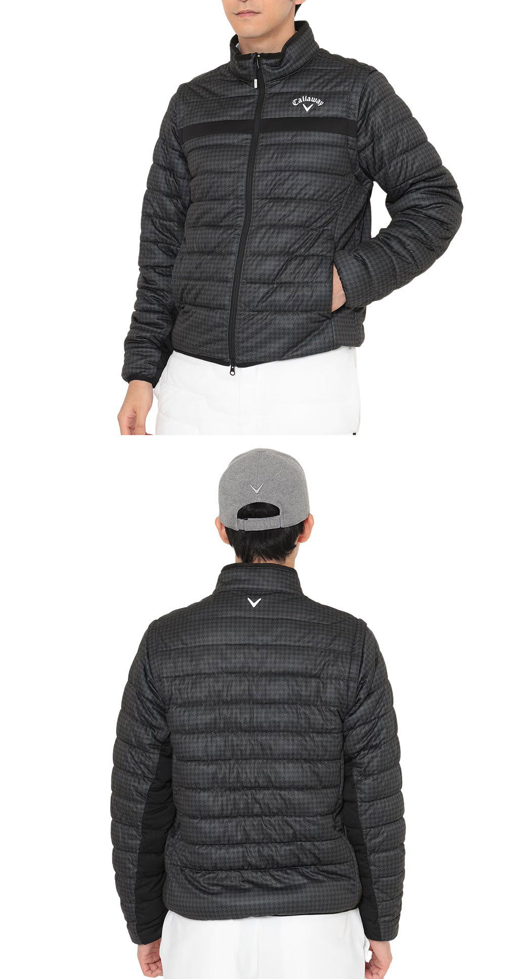 新品未使用品　キャロウェイ 2025秋 冬 2wayブルゾン C25215107 キャロウェイ スターストレッチ 2WAY フルジップ 中綿 ブルゾン ゴルフ