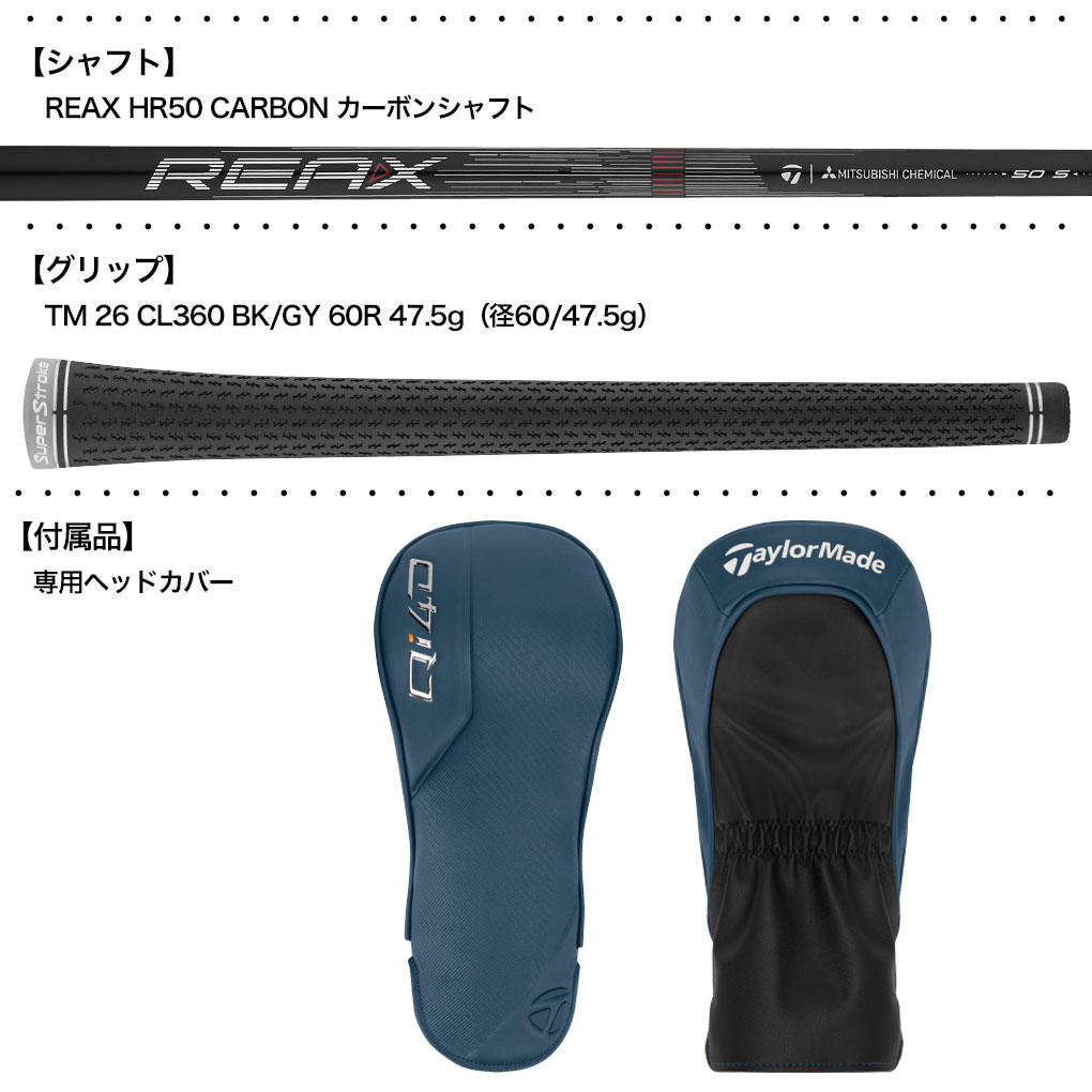 TaylorMade（テーラーメイド） Qi4D DRIVER ドライバー メンズ 右用