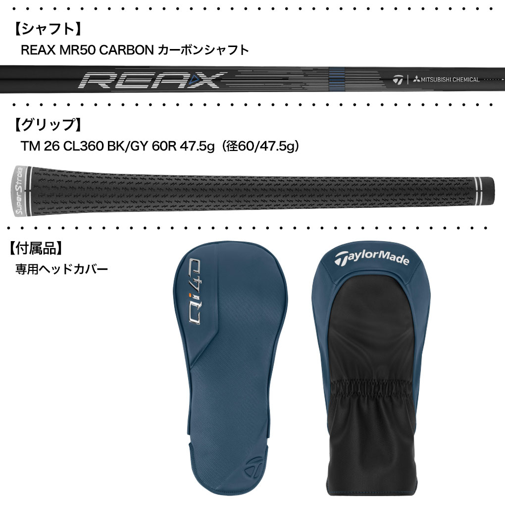 TaylorMade（テーラーメイド） Qi4D MAX DRIVER ドライバー メンズ 右