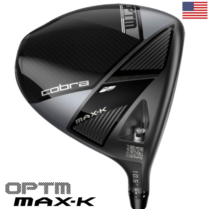 コブラ 2026 OPTM MAX-K Driver ドライバー メンズ 右用 Kai'li Dark Waves Blue 60 / Kai'li Dark Waves Red 50 USA直輸入品 オプティム