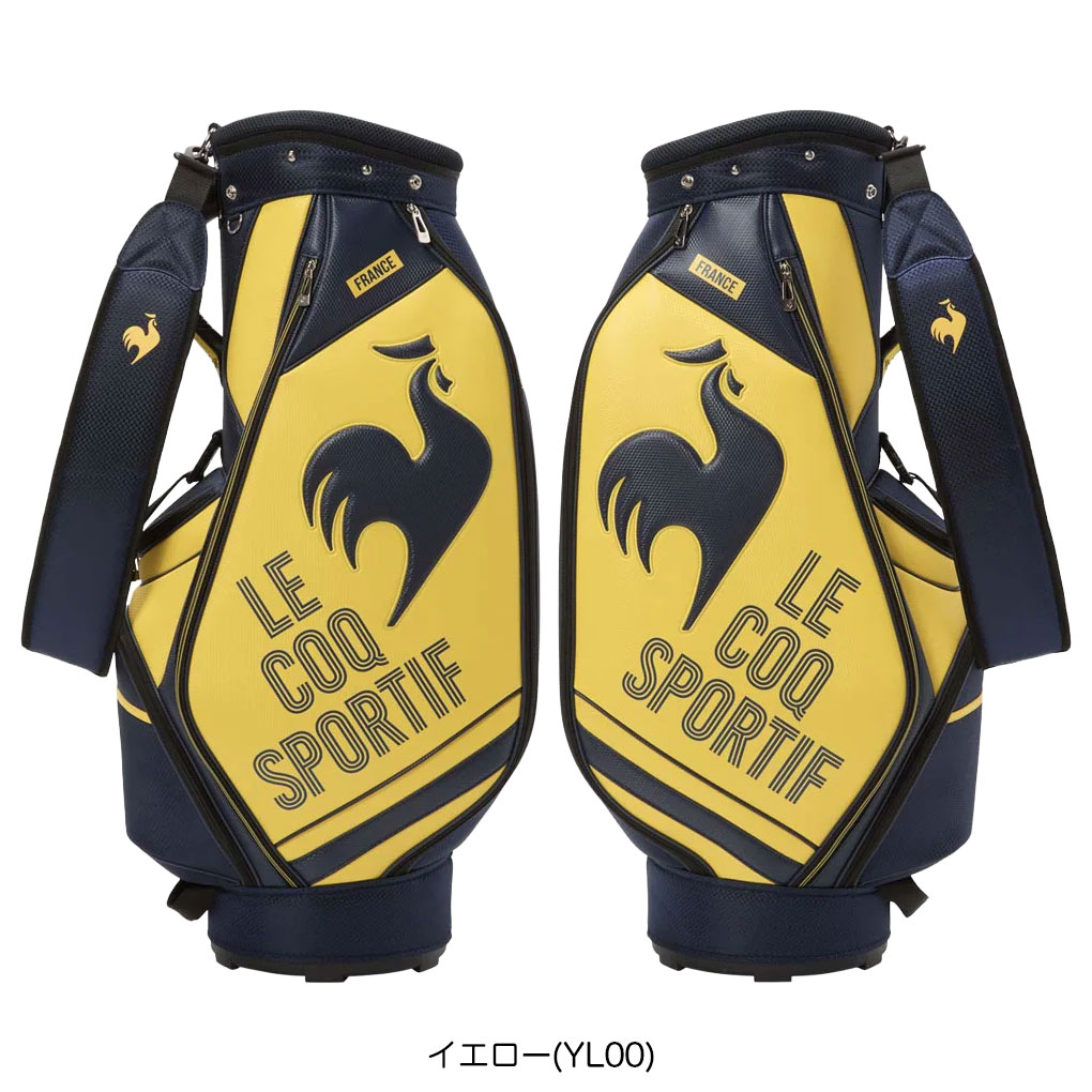 le coq sportif GOLF キャディバッグ（色：イエロー系）｜ゴルフ用