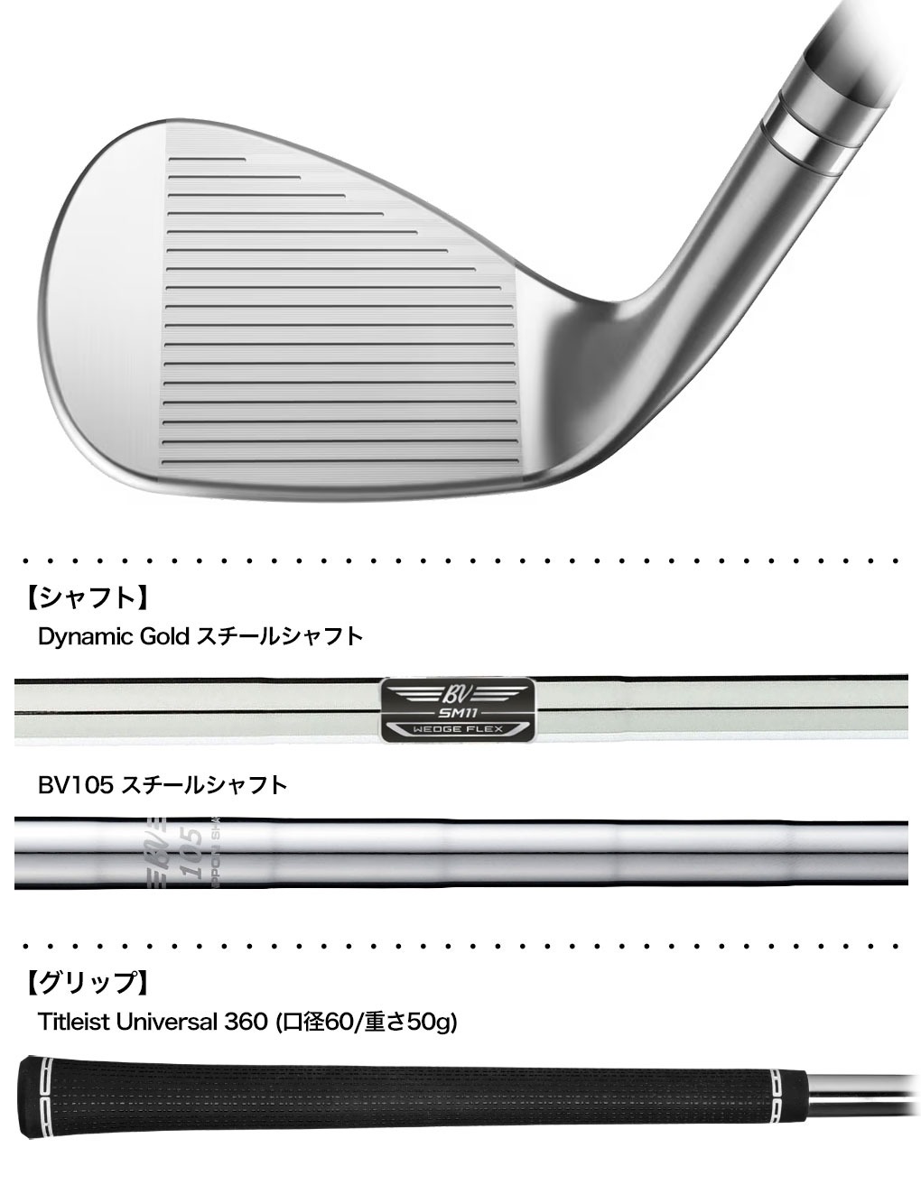 Titleist（タイトリスト） Vokey SM11 ウェッジ メンズ 右用 ツアー