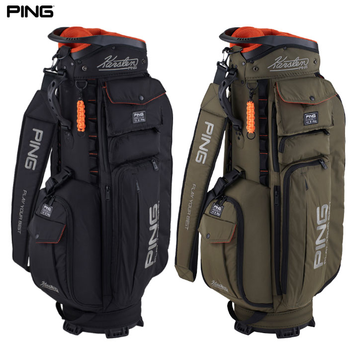 PING（ピン） キャディバッグ CB-N2504 アウトドア 9.0型 4分割 カート