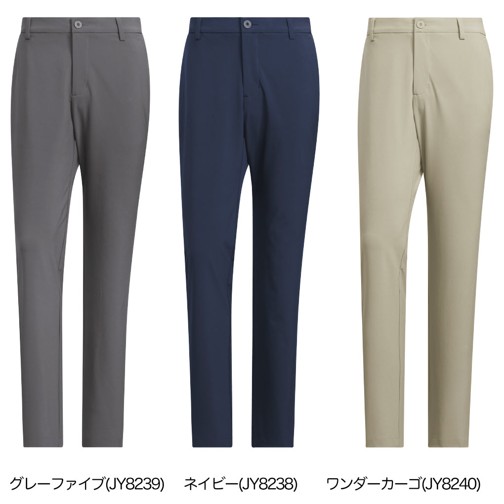 アディダス 新品 セットアップ 薄手 ゴルフウェア 春夏 インナーパンツ付き adidas（アディダス） EX-STRETCH ACTIVE 撥水 ユニバーサル パンツ