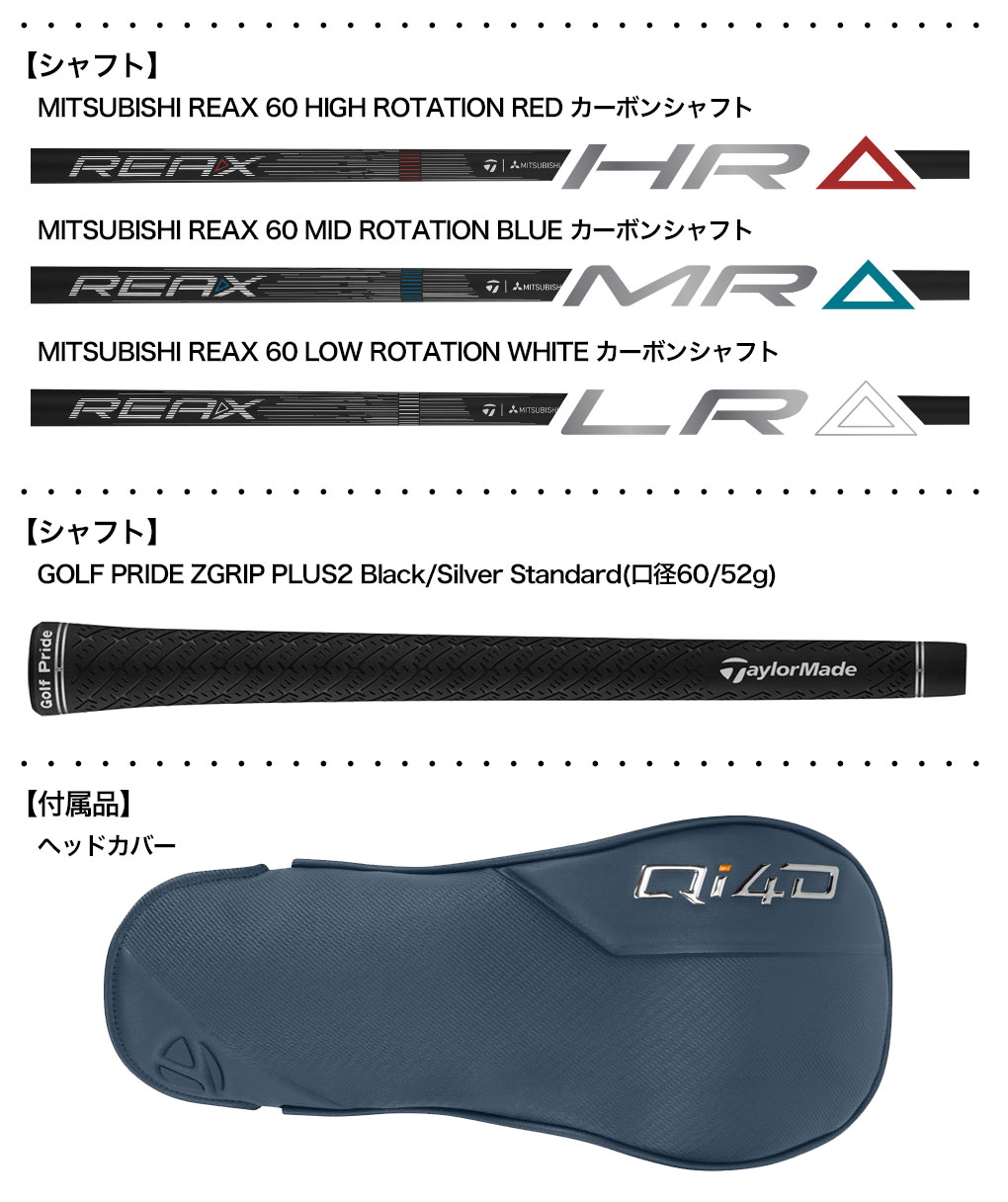 TaylorMade（テーラーメイド） Qi4D LS Driver ドライバー メンズ 右用