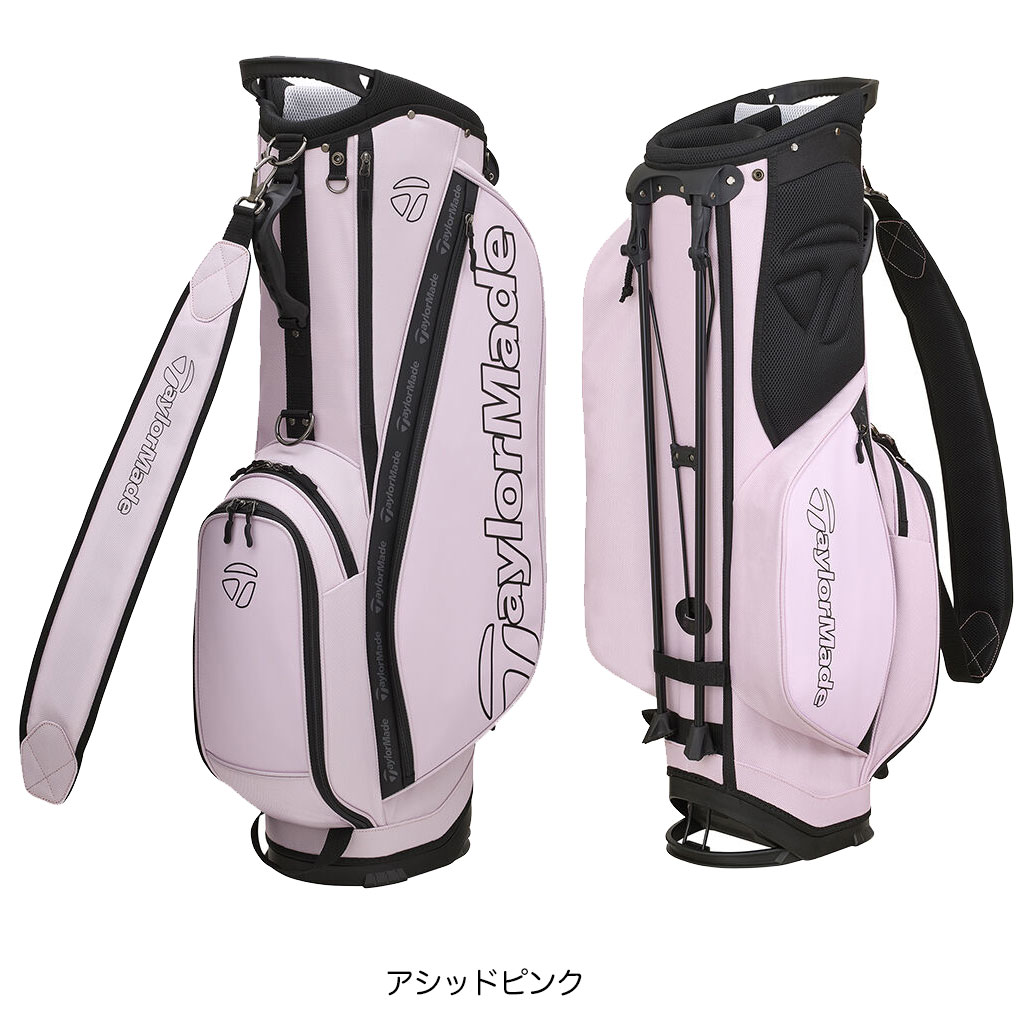 TaylorMade キャディバッグ（色：ピンク系）｜ゴルフ用バッグ｜ゴルフ