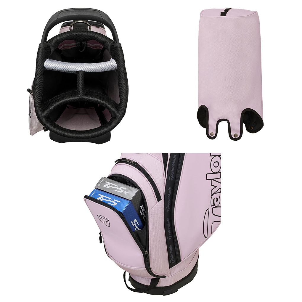 TaylorMade キャディバッグ（色：ピンク系）｜ゴルフ用バッグ｜ゴルフ