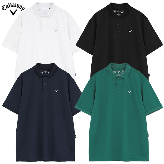 Callaway（キャロウェイ） ミニワッフルリラックス半袖ポロシャツ