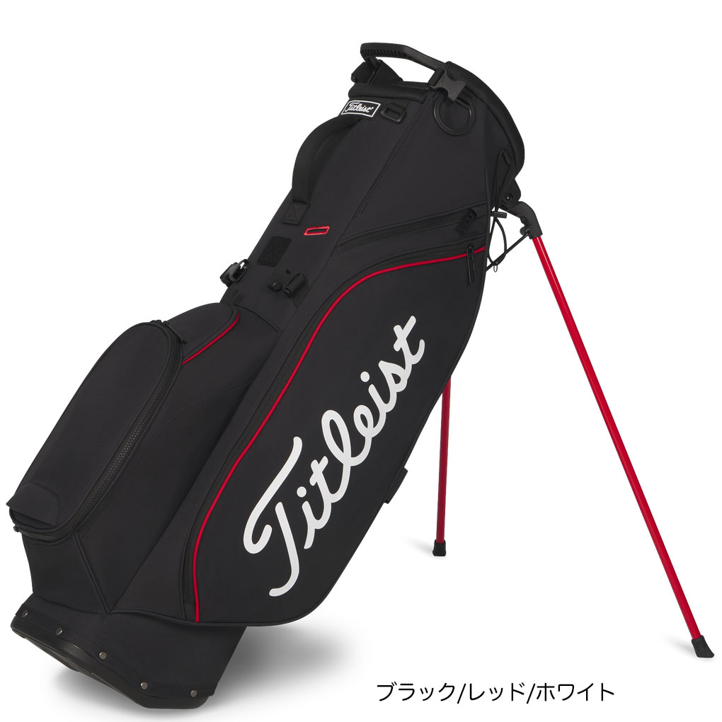タイトリスト 14分割 キャディバッグ スタンド 軽量 ブラック×レッド キャディバッグ 14分割（Titleist）のおすすめ人気商品一覧 通販