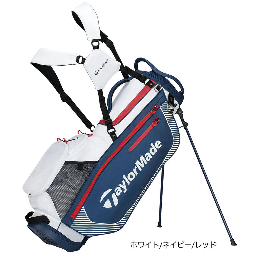 TaylorMade キャディバッグ（色：レッド系）｜ゴルフ用バッグ｜ゴルフ