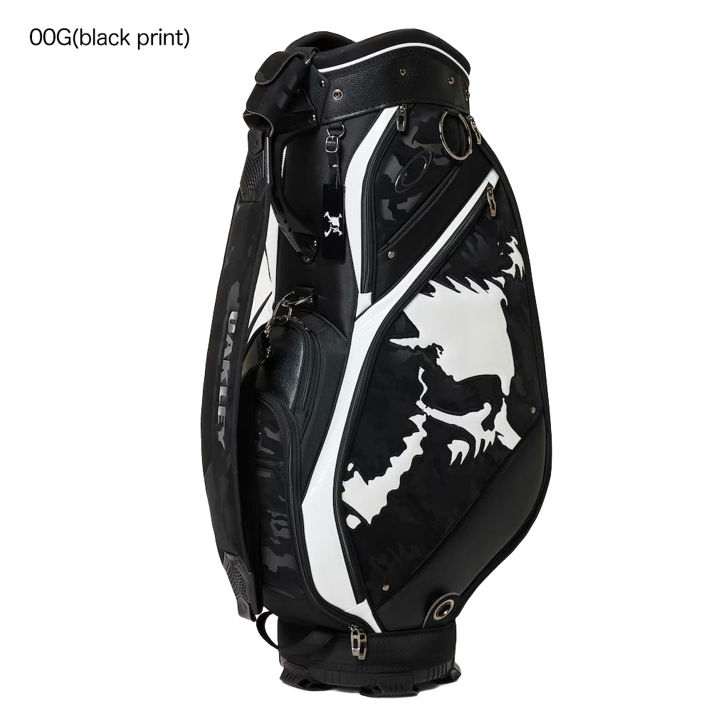 最終価格‼️Oakley オークリー キャディバッグ BLACKOUT OAKLEY（オークリー） Oakley Skull Golf Bag 18.0 キャディバッグ 9.5