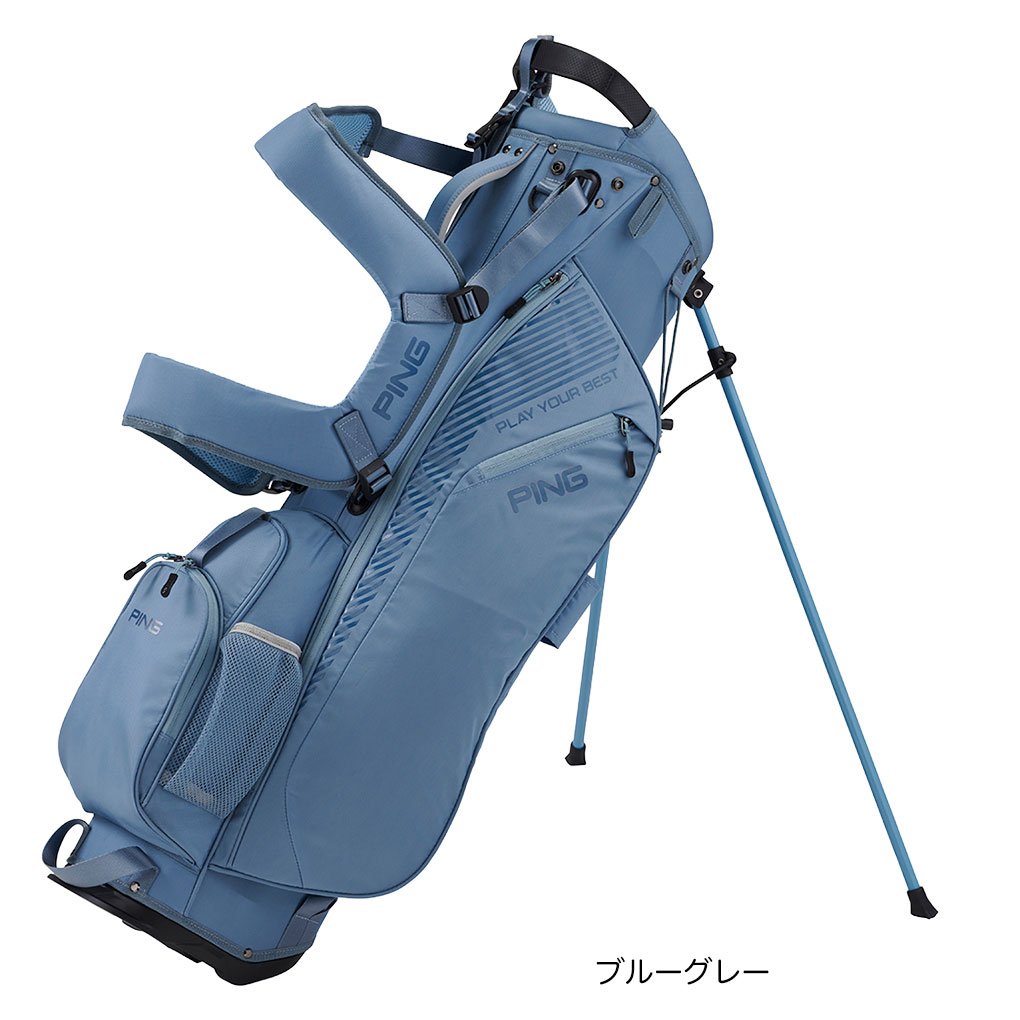 【年末SALE】PING ピン キャディーバッグ ブルー PING（ピン） CB-N2601 アーバンライトスタンド 8型 キャディバッグ