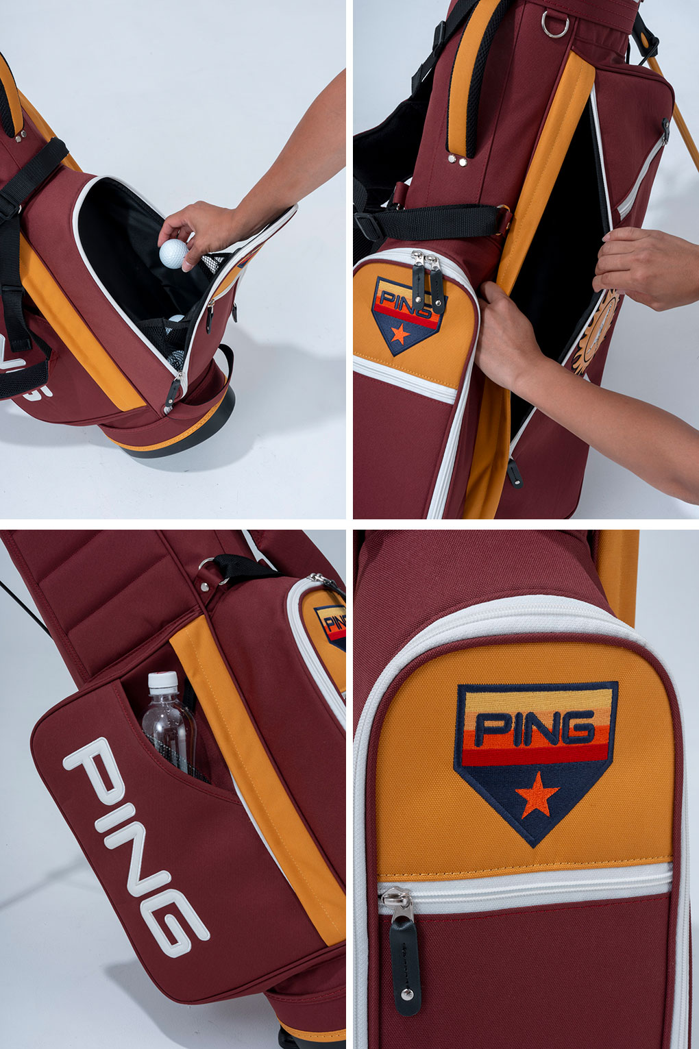 PING（ピン） CB-N2603 レトロスタンド 9型 キャディバッグ スタンド