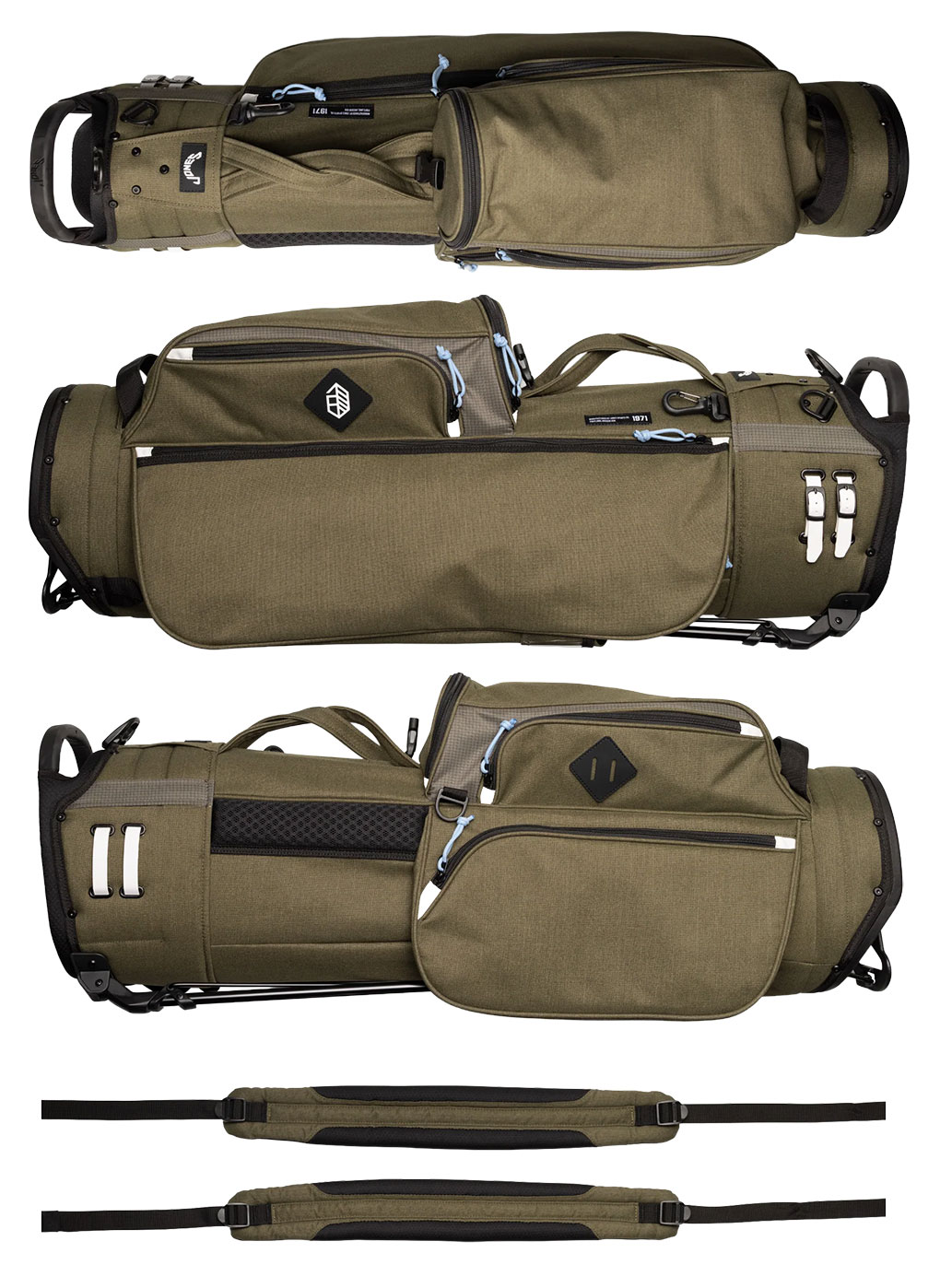 JONES ジョーンズ キャディバッグ Trouper 4.0 スタンドバッグ 5分割