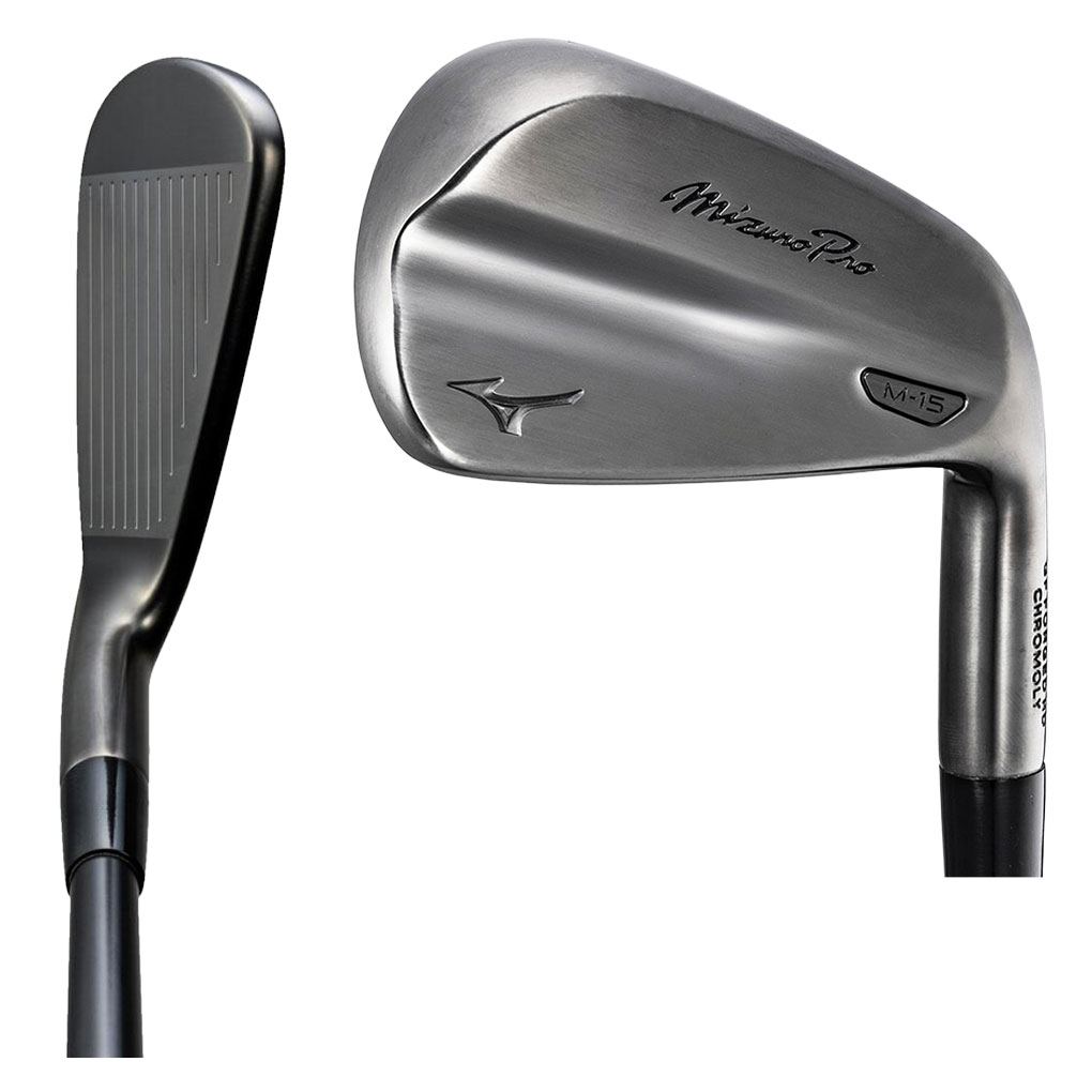 ミズノ Mizuno Pro M-15 アイアン グレーIP仕上げ 6本セット(5I-9I,PW) メンズ 右用 MCI 80 カーボン mizuno 2026年モデル ゴルフクラブ 日本正規品の画像