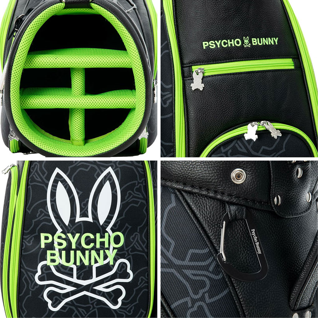 Psycho Bunny（サイコバニー） カートキャディバッグ FLAGSHIP 9.0型