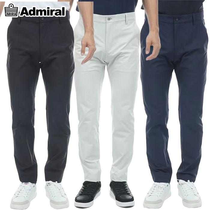 アドミラル Admiral Golf 冷感ナイロン テーパードパンツ ADMA640 メンズ ゴルフウェア 2026春夏モデル 日本正規品