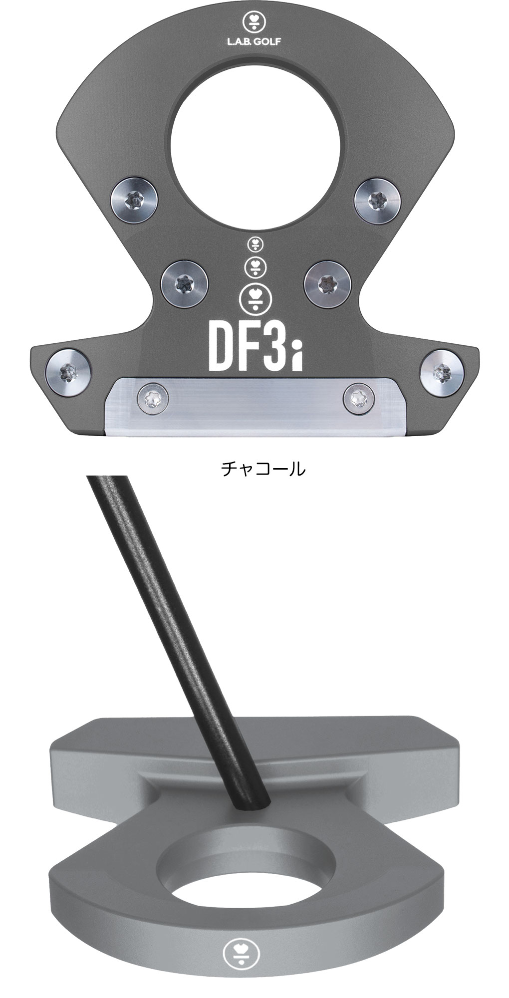 L.A.B. DF3i カウンターバランス パター Premium 中尺 38インチ メンズ 右用 ディーエフ ラブ・ゴルフ USA直輸入品 並行輸入の画像