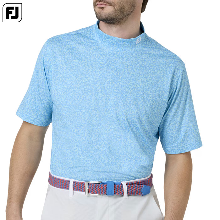 FootJoy（フットジョイ） コンパクトカモ ストレッチライル半袖モック