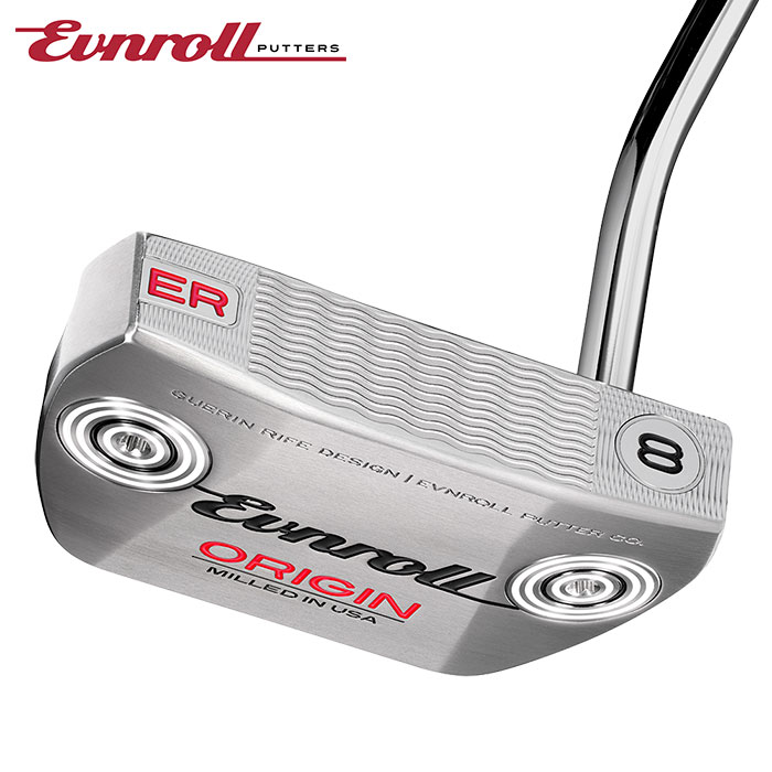 EVNROLL イーブンロール ER8 Squareback Mid-Mallet パター メンズ 右用 オリジンシリーズ 2026年モデル ゴルフクラブ 日本正規品