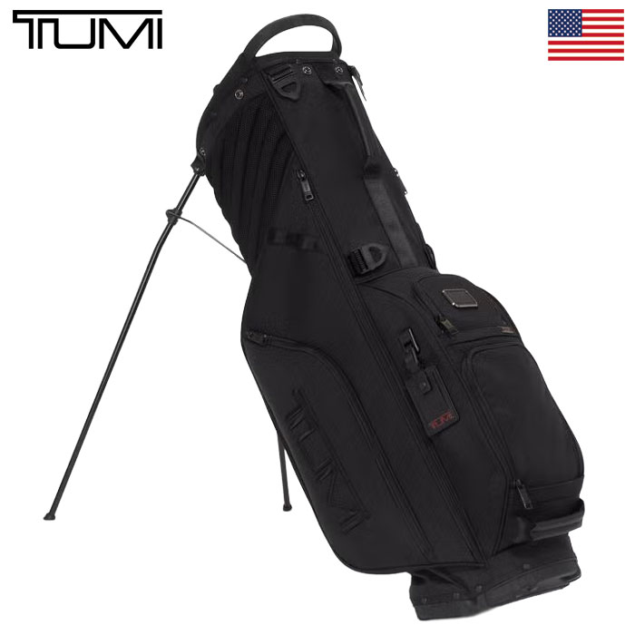 TUMIのゴルフ用のバック TUMI GOLF キャディバッグ STAND BAG BLACK 148792-1041 ゴルフ USA直