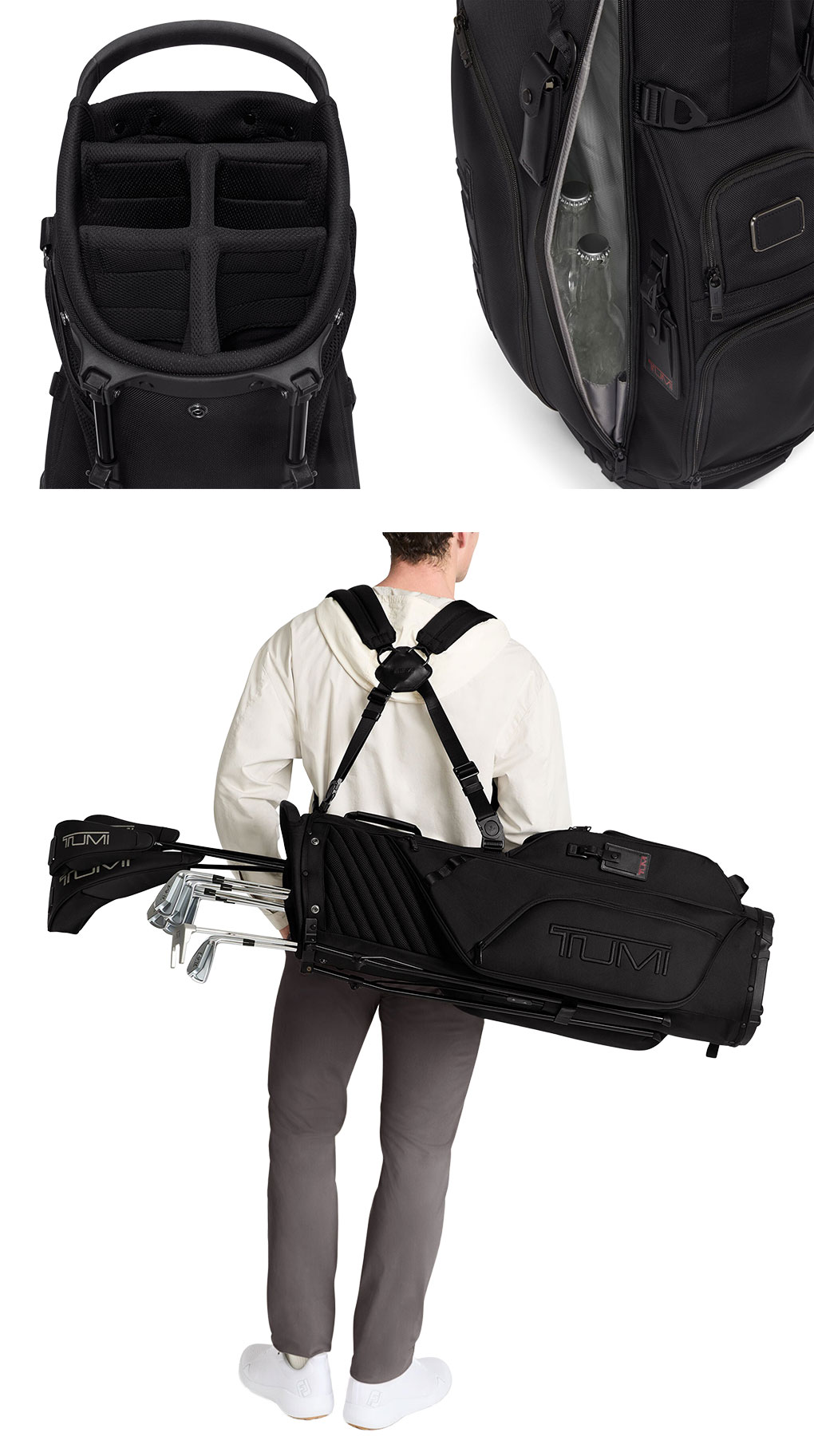 TUMI GOLF キャディバッグ STAND BAG BLACK 148792-1041 ゴルフ USA直