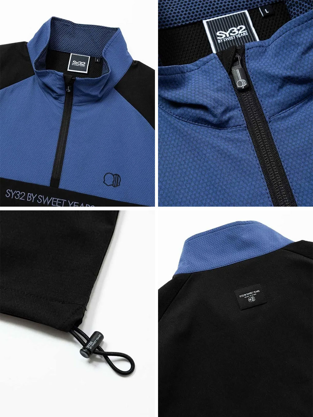 SY32 by SWEET YEARS アウター FLOAT DRY HALF SLEEVE ZIP SHIRTS
