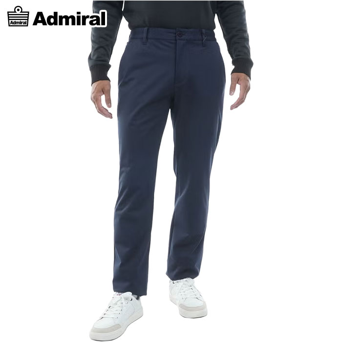 アドミラル Admiral Golf 防風 裏起毛 ストレートパンツ ADMA683 メンズ ゴルフウェア 2026秋冬モデル 日本正規品