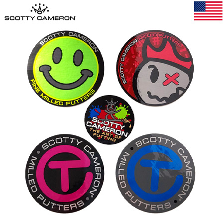 スコッティキャメロンステッカー SCOTTY CAMERON スコッティキャメロン ステッカー 4枚セット