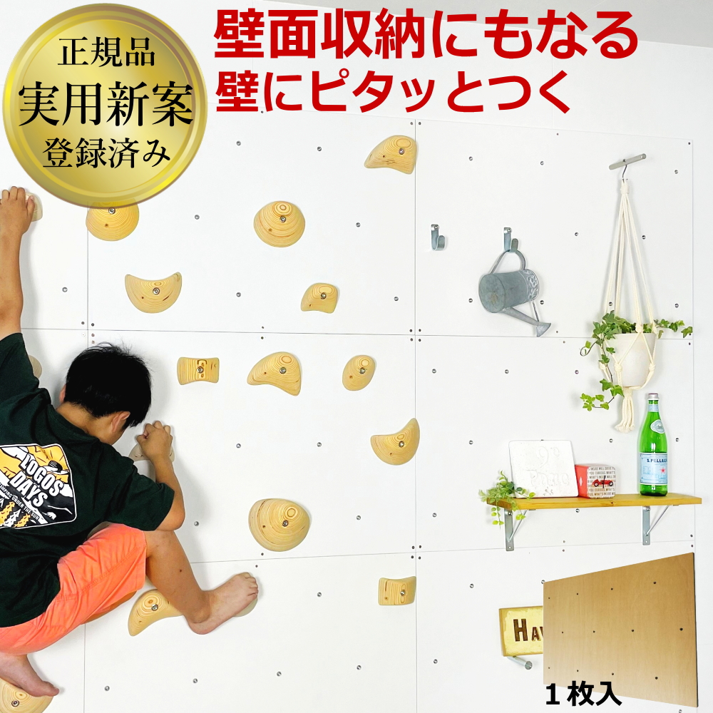 ボルダリングパネル 無塗装 1枚入 ボルダリングボード ボルダリング