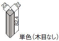 フレキシブルコーナーキャップ 出隅用 幅木用コーナーキャップ 巾木用  2個入り ◇-5002-MBJ1 リクシル｜jyu-tus｜04