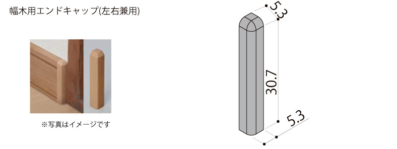 2x4 端キャップ ストア