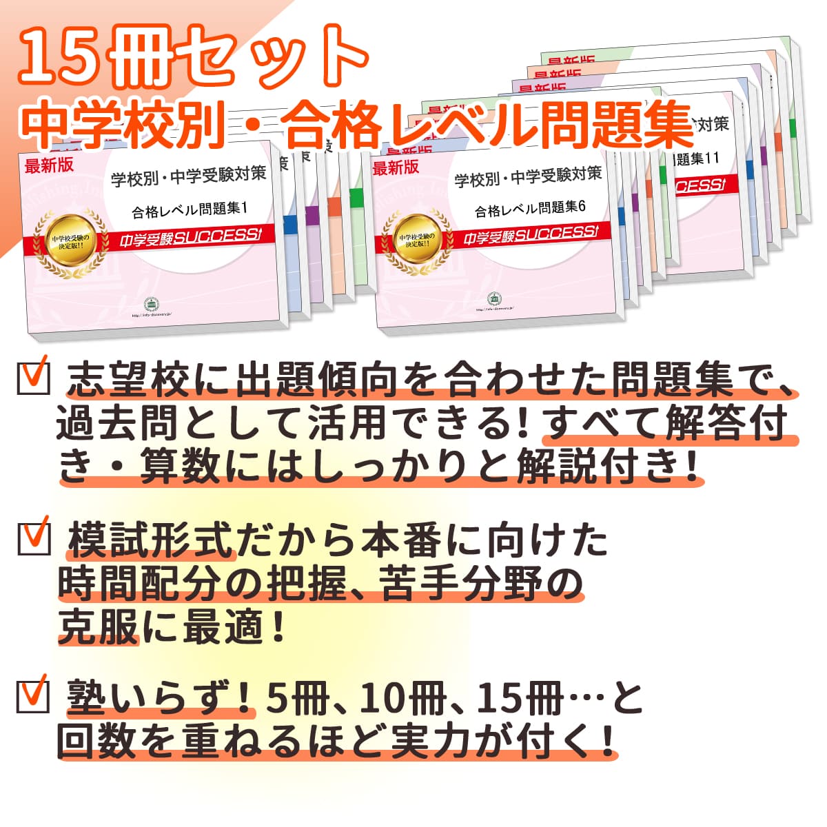 麗澤瑞浪中学校・2ヶ月対策合格セット問題集(15冊) 中学受験 過去問の傾向と対策 [2025年度版] 参考書 送料無料｜jyuken-senmon｜05