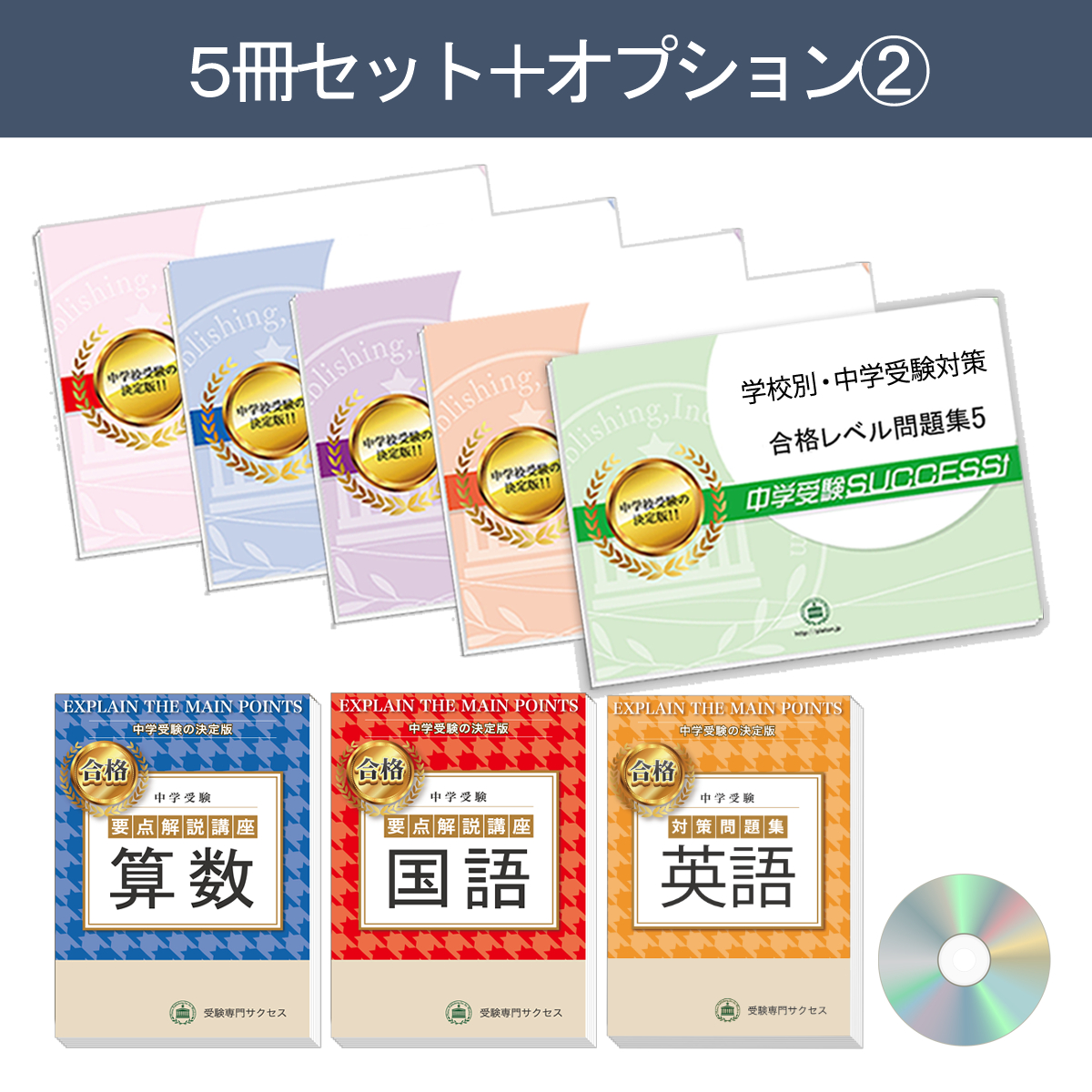 2026 大阪府立水都国際中学校・直前対策合格セット問題集(5冊) 中学